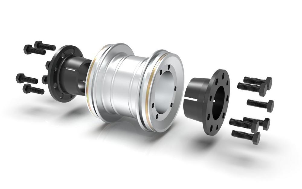 Use of torsionally rigid metal bellows couplings in Special high-speed test benchs
