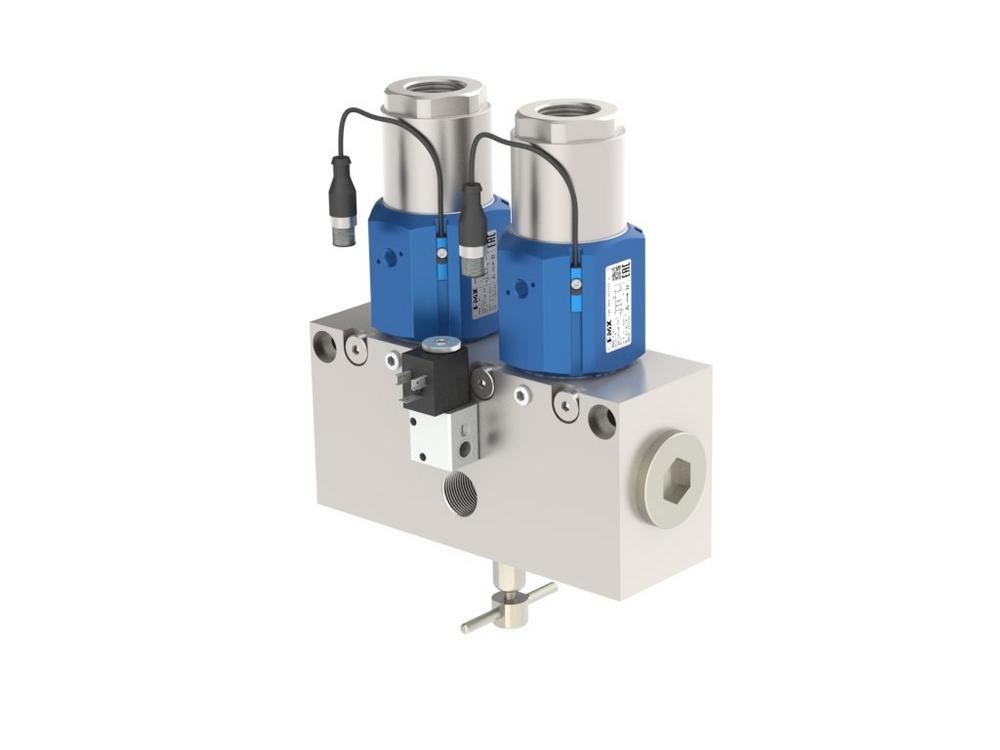 Die Double Block and Bleed Ventilkonfiguration der müller co-ax gmbh sorgt für mehr Sicherheit bei der Wartung