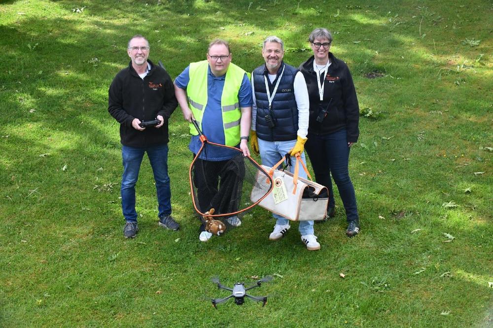 Wireless Logic mdex unterstützt Rehkitzrettung