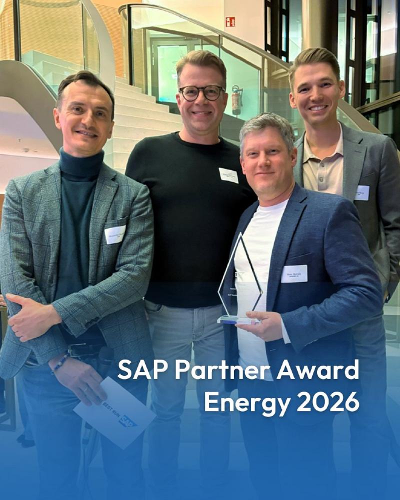 SAP Diamant Award: INTENSE als „Partner des Jahres 2026 – Energy“ ausgezeichnet