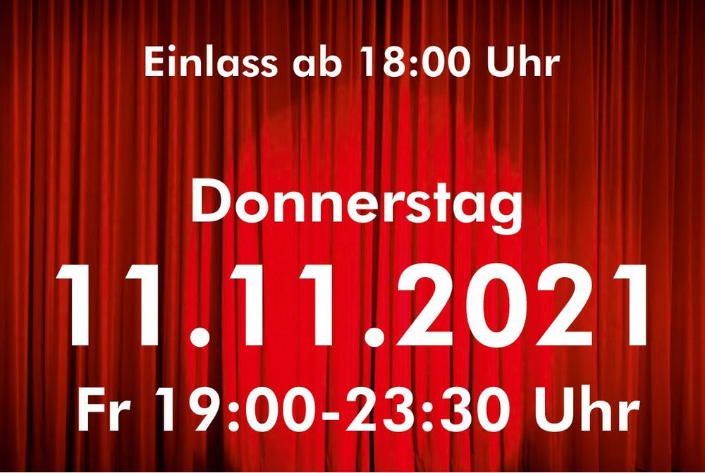 11 Redner je 11 Minuten bei der Langen Nacht der kurzen Reden am 11.11.2021