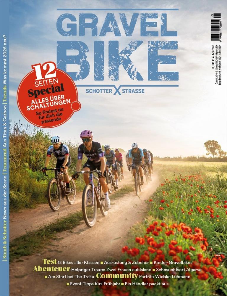 Erfolg für das Magazin GRAVELBIKE: Die Erscheinungsfrequenz wird 2026 verdoppelt