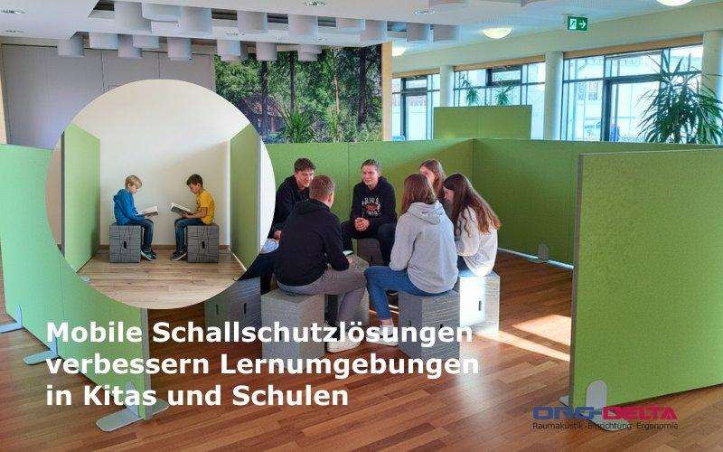 Mobile Schallschutzlösungen verbessern Lernumgebungen in Kitas und Schulen