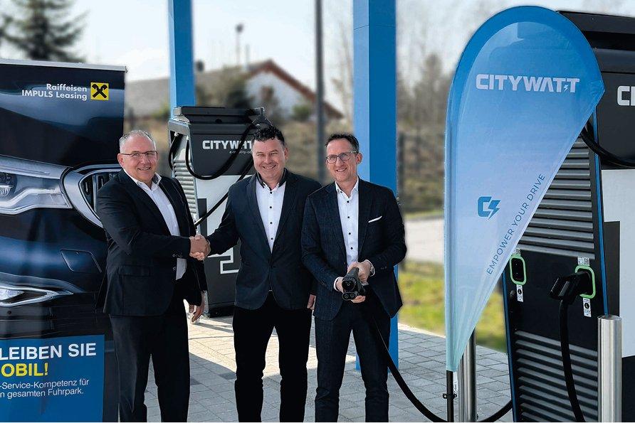 CITYWATT und Raiffeisen-IMPULS Leasing starten strategische Partnerschaft