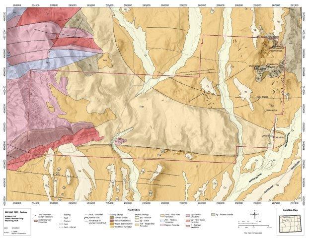 Global Uranium Corp. gibt den Abschluss der geologischen Kartierung auf dem Projekt Airline in Wyoming bekannt