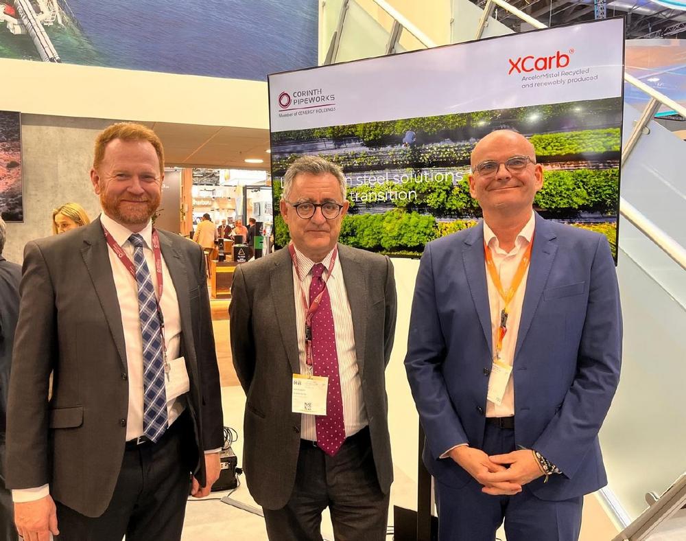 Corinth Pipeworks and ArcelorMittal advance low-carbon steel solutions for the energy transition