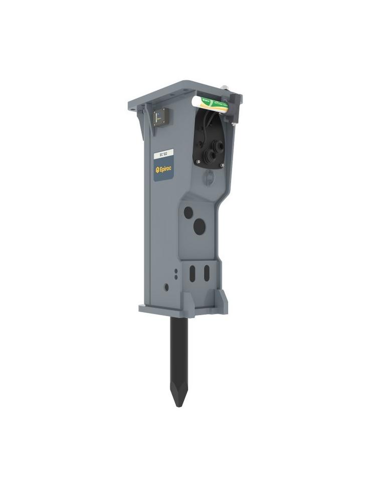 Epiroc präsentiert den neuen Hydraulikhammer EC 122 mit intelligenten Wartungsfunktionen für verlängerte Lebensdauer