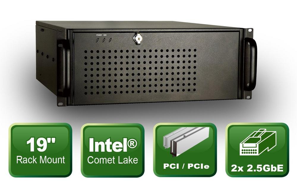 Short 19 inch system with 10th generation Intel® Core™ i3