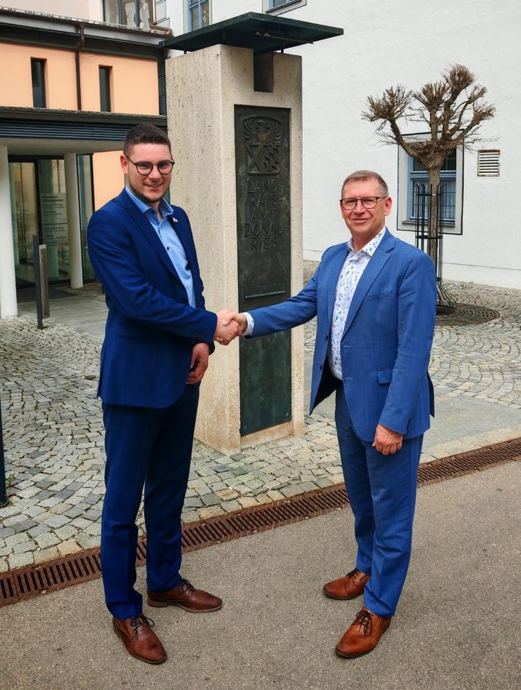 Landrat Michael Dinkelmeier übernimmt die Geschäfte im Landratsamt Donau-Ries