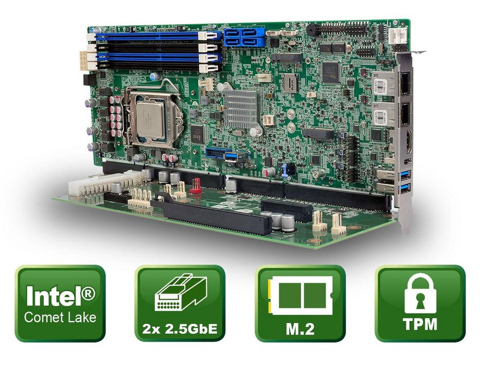 High-performance and multitasking full-size PICMG1.3 slot CPU card