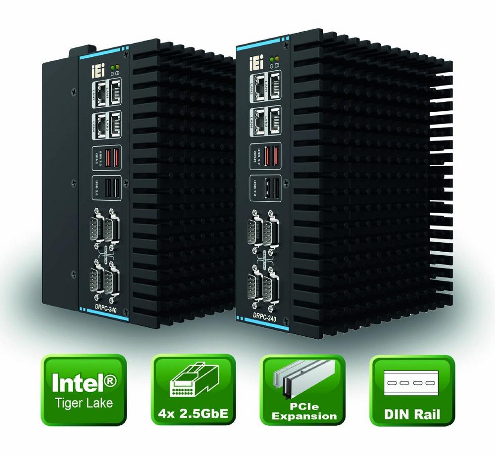 DIN Rail PC with 4x 2.5GbE LAN