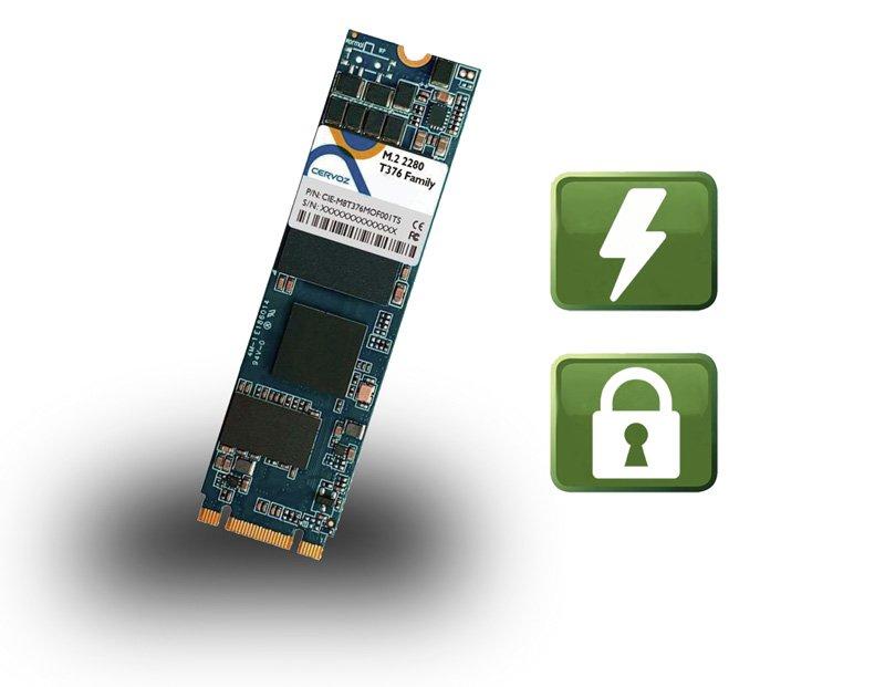 Industrial M.2 SSD series with power loss protection