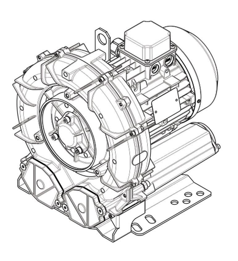 FPZ e5MSMOR 3 kW für Umwelttechnik, Kläranlage und Förderaufgaben