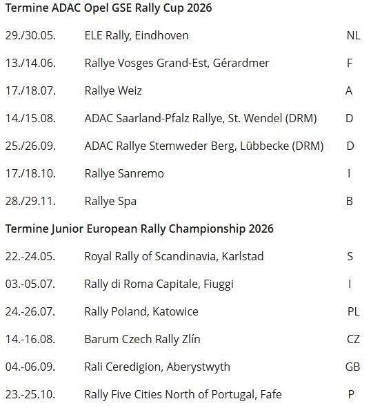 Neues Cup-Fahrzeug, attraktiver Kalender, starkes Junior-Team: Opel bringt Bewegung in den internationalen Rallyesport