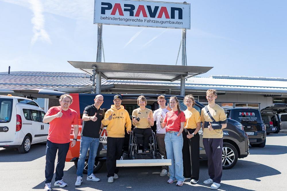 Deutsches Para Ski alpin Team zu Gast im Paravan Mobilitätspark Aichelau