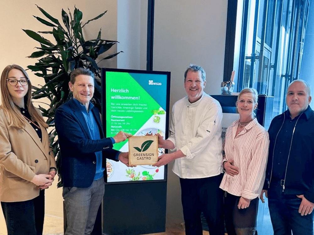 Betriebsrestaurant von 50Hertz in Berlin trägt GreenSign Gastro Zertifikat