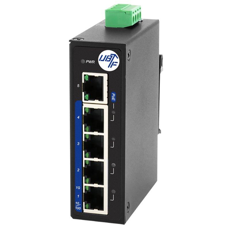 129650052 Industrial Gigabit Ethernet PoE+ Switch Small but Mighty!