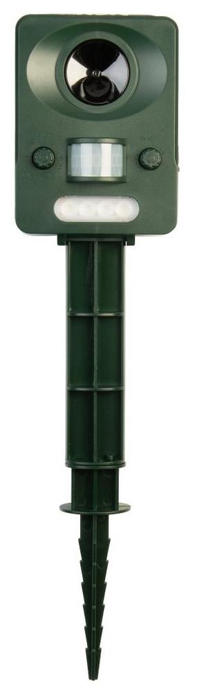 Exbuster Ultraschall-Solar-USB-Tierschreck TS-820 mit Blitzlicht und PIR-Sensor, IP44