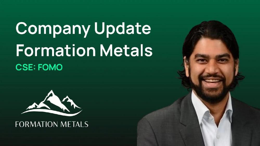 Morgen 17 Uhr: Live-Webinar mit Formation Metals (CSE: FOMO)
