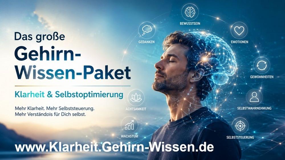 Mehr Klarheit im Kopf: Das große Gehirn-Wissen-Paket für Klarheit & Selbstoptimierung – mit über 4 Std. Videomaterial und 175 Seiten PDF