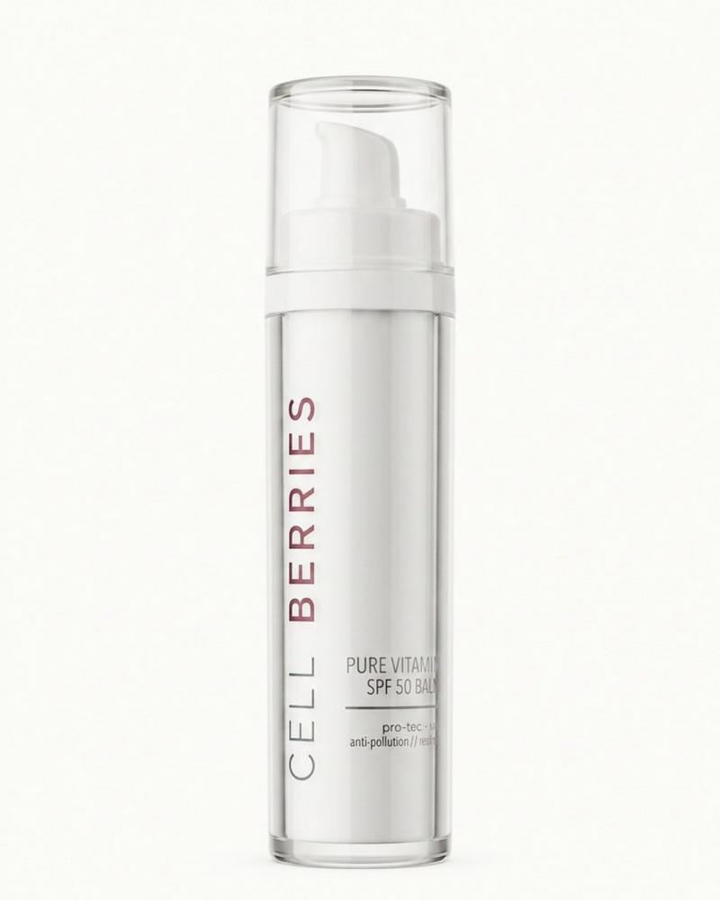 NEW: CELLBERRIES® PURE VITAMINS SPF50 BALM I Vitaminreicher Moisturizer mit multitasking Schutzschild gegen freie Radikale