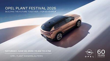 Opel celebrates ‘60 Years of Opel in Kaiserslautern’ on June 20