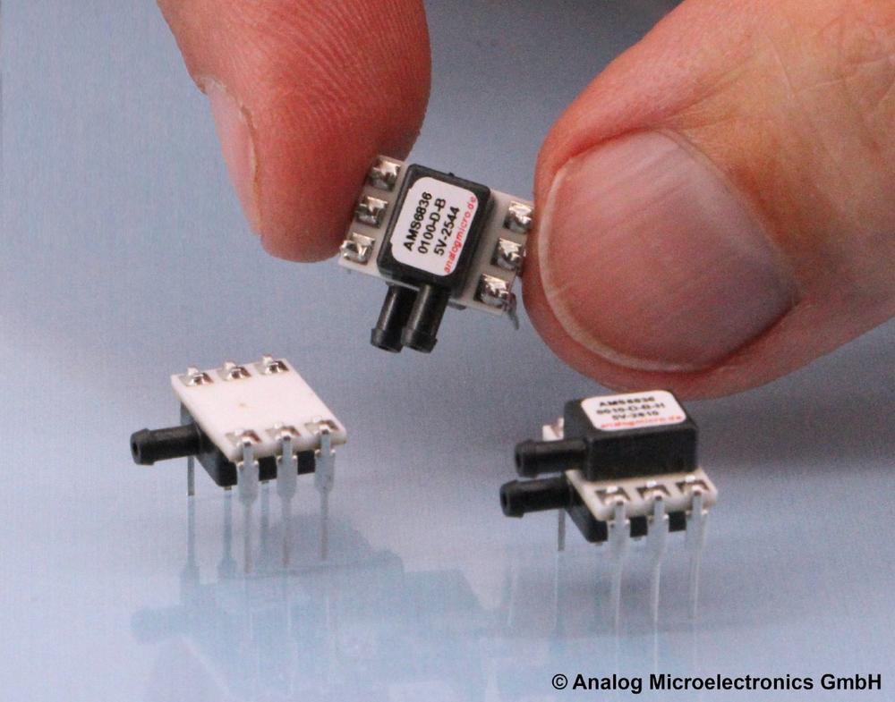 AMS 6836 – Tiny Pressure Sensor With Analog Voltage Output In A DIP-06 Package