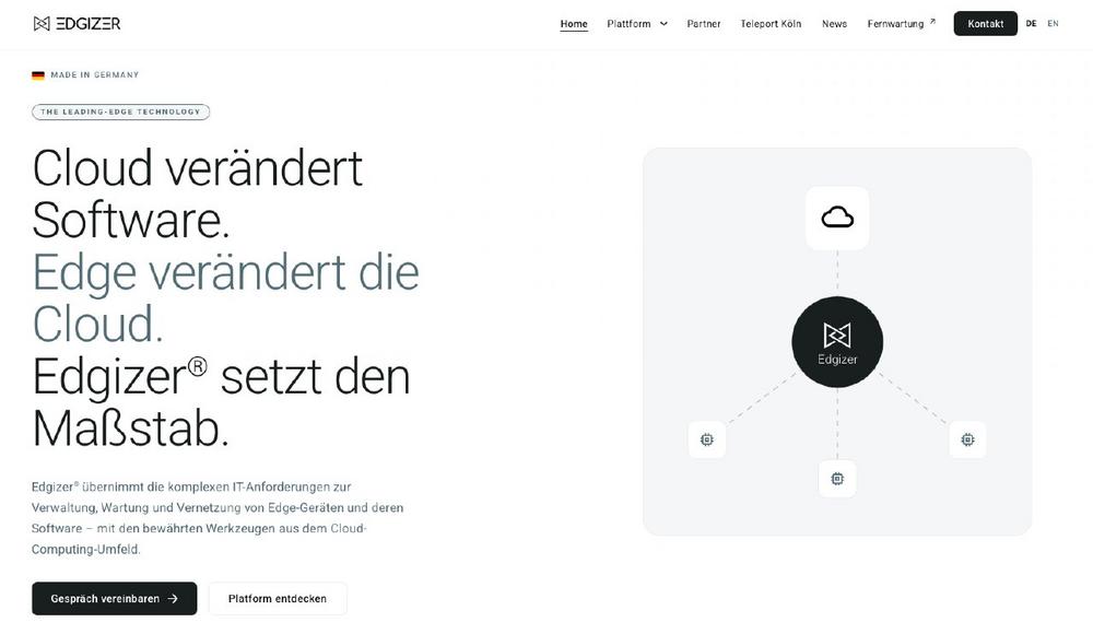 From Zero-Touch to Scale: Edgizer® relauncht Webauftritt für den europäischen Edge-Markt