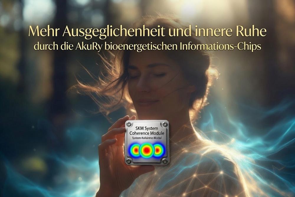 Mehr Ausgeglichenheit und innere Ruhe durch die AkuRy bioenergetischen Informations-Chips