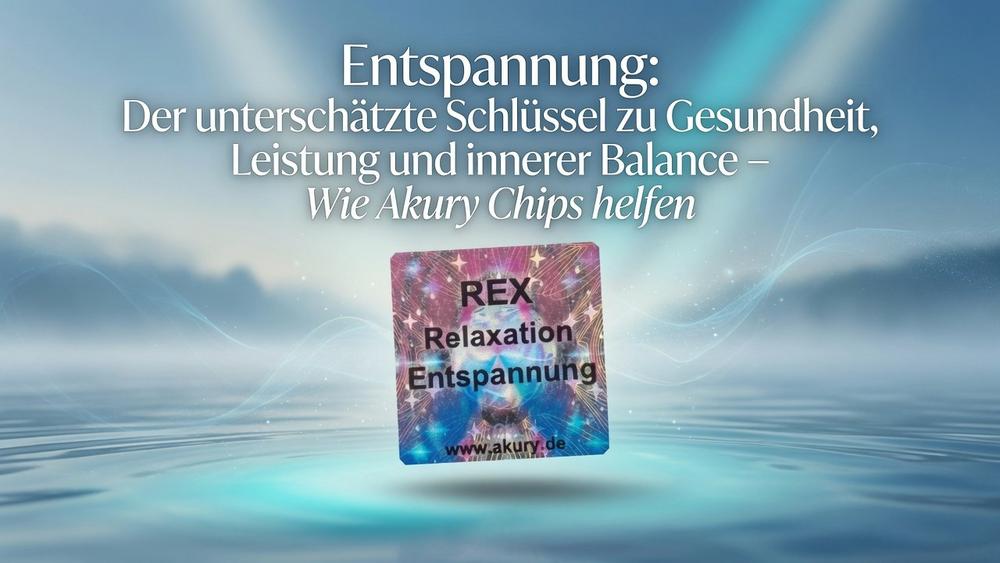 Entspannung: Der unterschätzte Schlüssel zu Gesundheit, Leistung und innerer Balance – Wie Akury Chips helfen