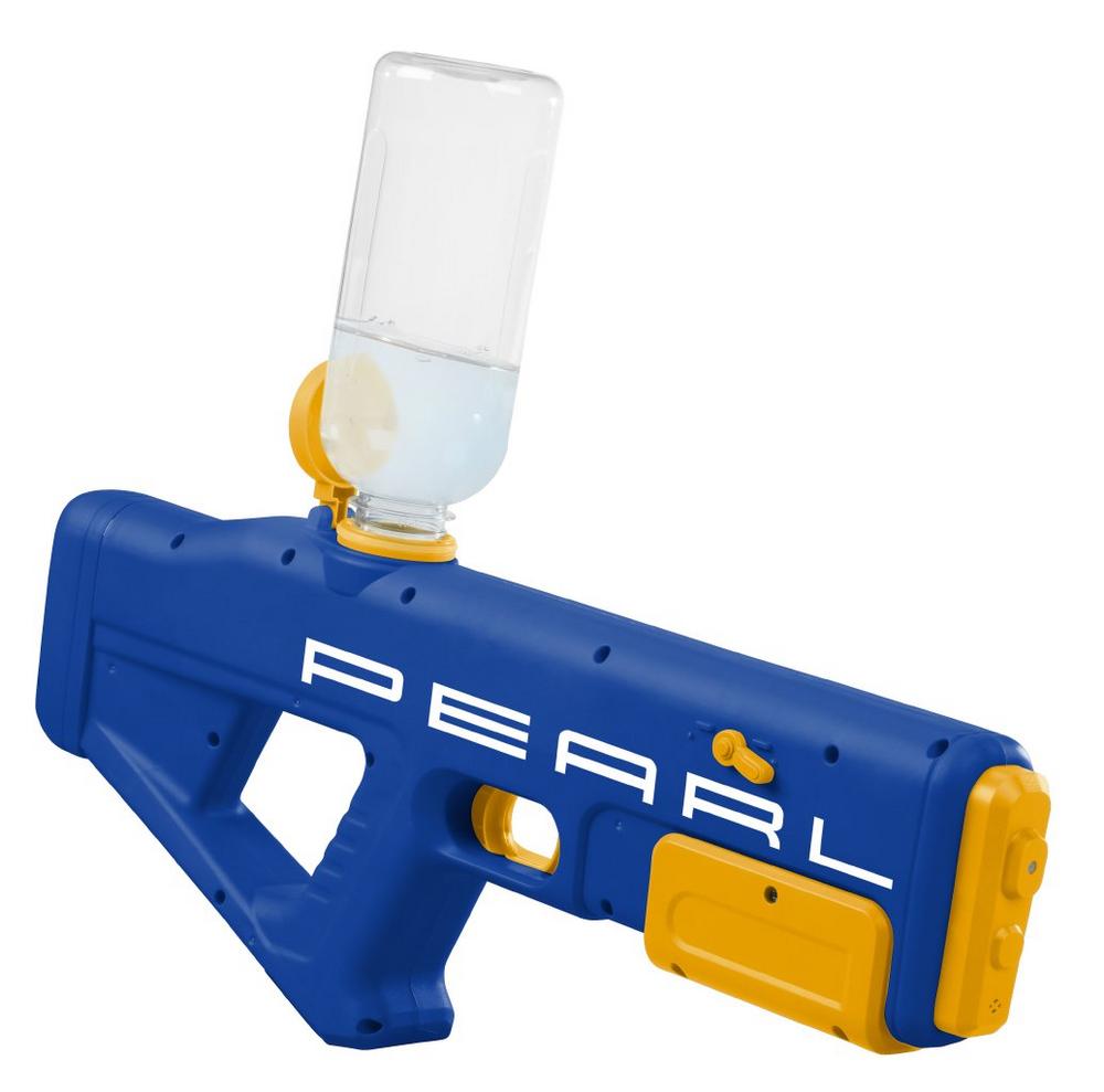 PEARL Elektrische Wasserpistole mit Tankaufsatz, bis 10 m Reichweite, 650 ml
