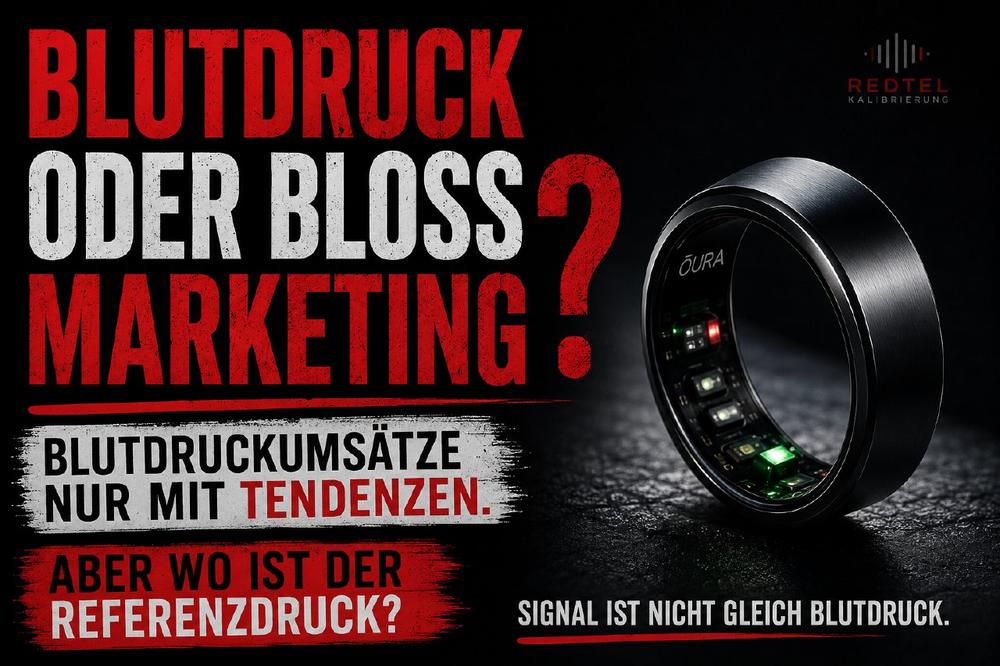 Blutdruck oder bloß Marketing? Warum ein Smart Ring Licht misst, aber keinen Druck.
