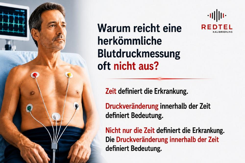 Warum reicht eine herkömmliche Blutdruckmessung oft nicht aus? Wenn nicht der Einzelwert zählt, sondern der Druckverlauf.