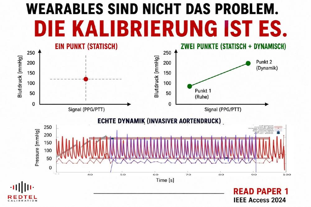 Die Kalibrierung macht’s. Warum ein einzelner Referenzpunkt für kontinuierlichen Blutdruck nicht genügt.