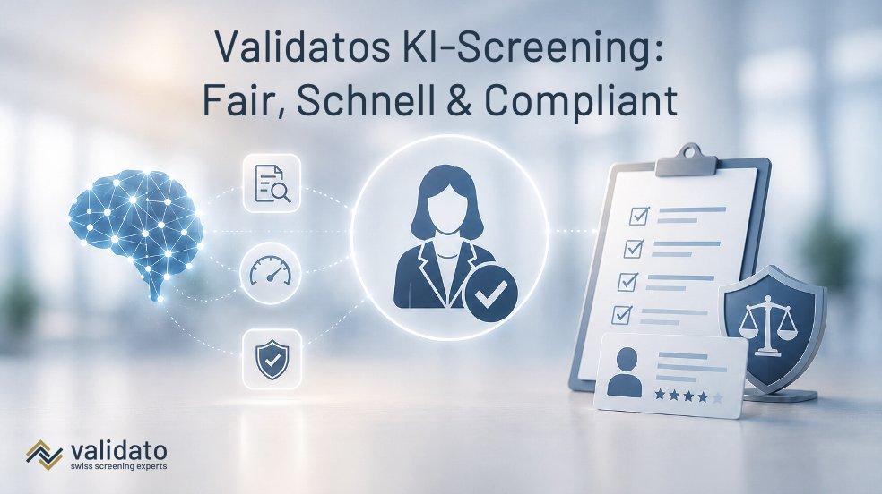 KI im Screening: Wie Validato Fairness, Geschwindigkeit und Compliance durch Human-in-the-Loop vereint