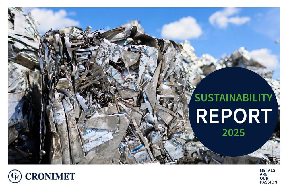 CRONIMET Group Publishes Sustainability Report 2025 and Sets New Standards in Climate Protection