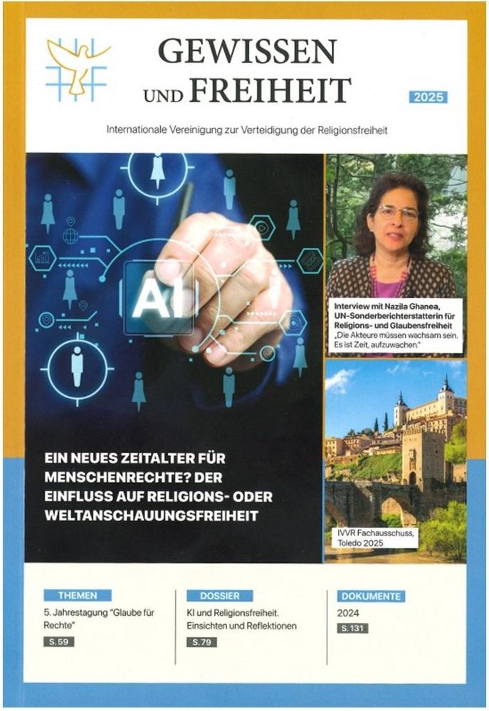 Jährliche Fachzeitschrift „Gewissen und Freiheit“ der IVVR erschienen