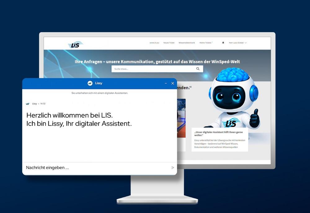 Mit Lissy zur Antwort in Sekunden: LIS vereinfacht Zugang zu Wissen und Support mit KI-gestütztem Chatbot