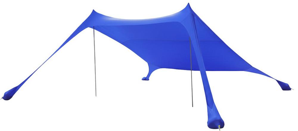 Semptec Urban Survival Technology Strandzelt mit UV-Schutz UPF 50+, 4 Stangen, 3 x 3 x 2 m, waschbar