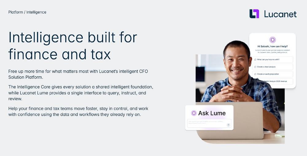 Lucanet unveils its intelligent CFO Solution Platform and AI family of agents to accelerate the future of autonomous finance and tax