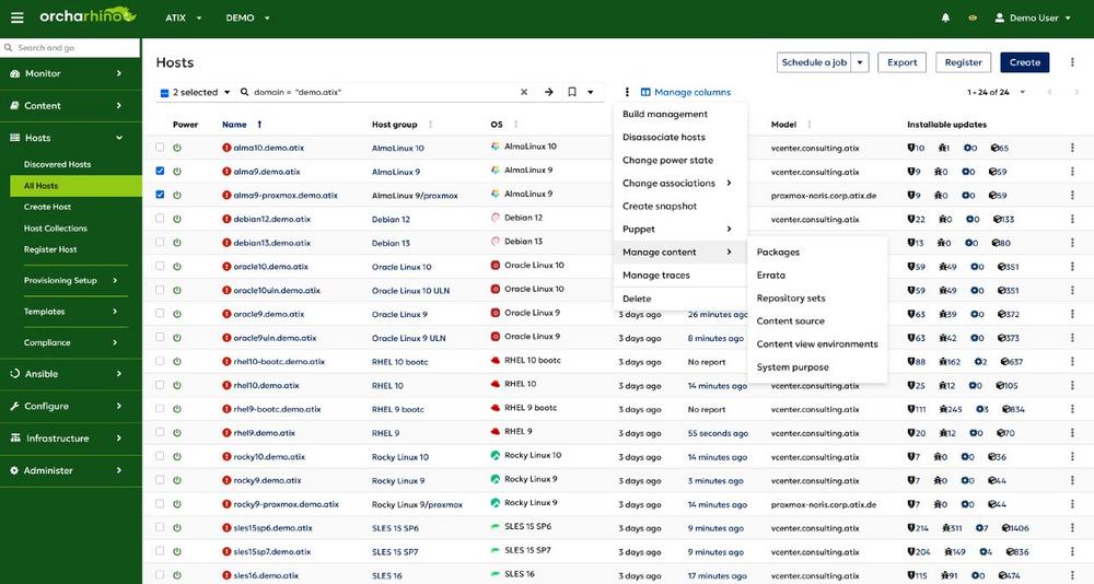 orcharhino 7.9 Adds New Centralized Host Management and Enhanced Content Management Features