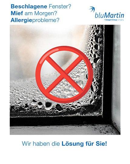 Gesünder wohnen: Das dezentrale Lüftungssystem von bluMartin sorgt für ein angenehmes Wohnklima und beugt Schimmel vor.