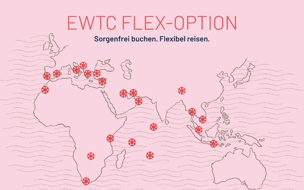 EWTC Flex-Option: Neues Reise-Upgrade ermöglicht kostenfreie Stornierung und Umbuchung von Hotelreisen