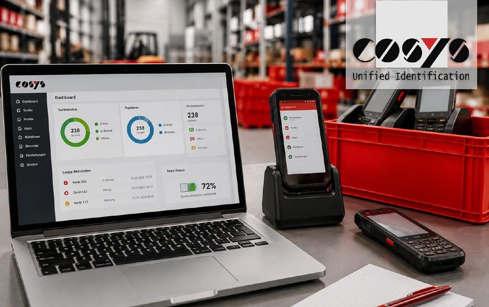 Effiziente Geräteverwaltung mit COSYS MDM für Logistik und Industrie