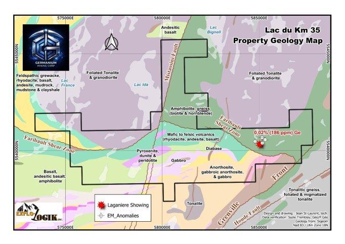 Germanium Mining Corp. schließt elektromagnetische Bodenuntersuchungen ab und beginnt luftgestützte Magnetfeldmessung auf seinem zu 100 % unternehmenseigenen Germaniumkonzessionsgebiet Lac du Km 35 in Québec