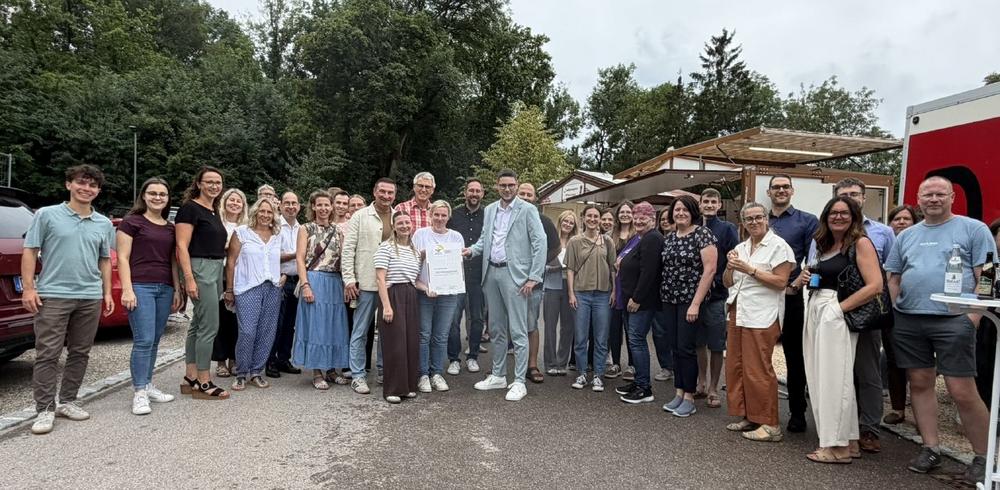 Zertifikatsverleihung audit berufundfamilie – Sommer-BBQ