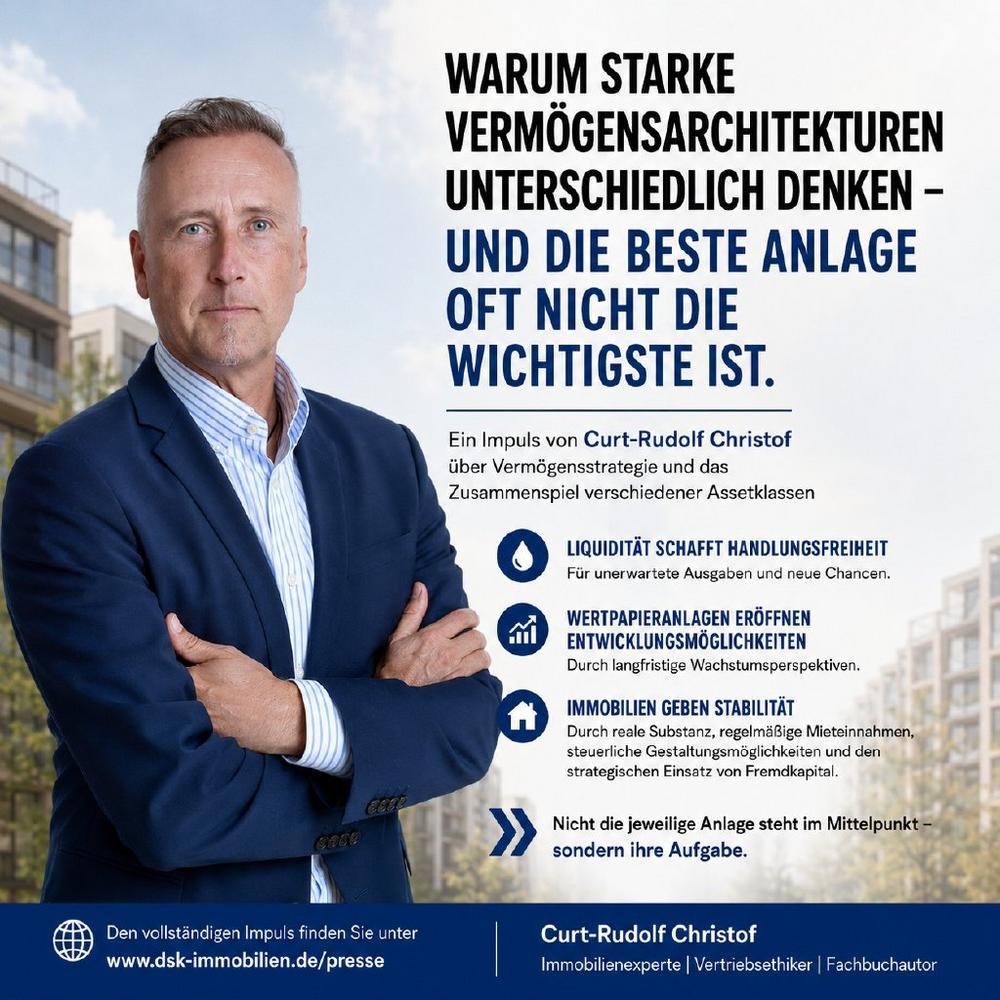 Warum starke Vermögensarchitekturen unterschiedlich denken – und die beste Anlage oft nicht die wichtigste ist