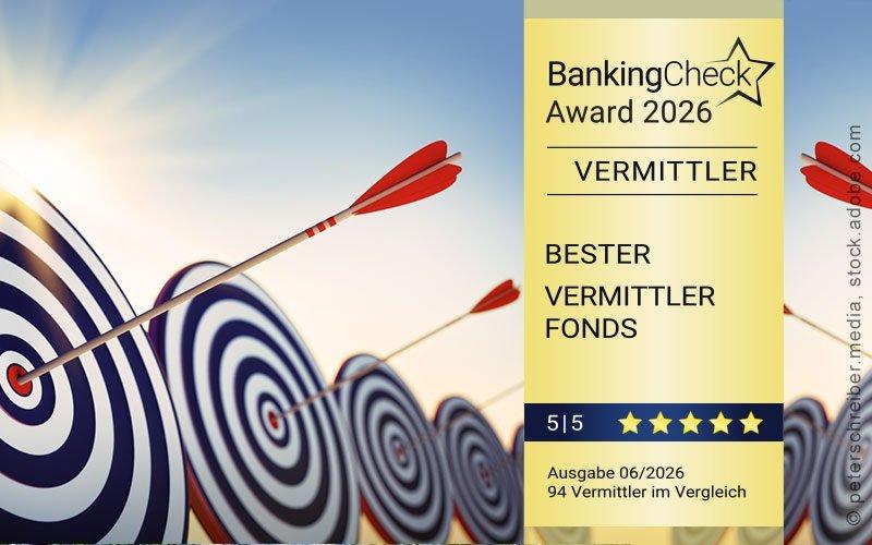 Neunter Erfolg in Folge – AVL Finanzvermittlung mit BankingCheck Award in der Kategorie „Vermittler | Fonds“ ausgezeichnet