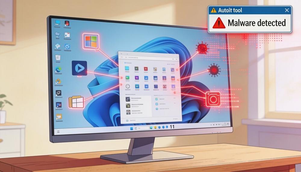 Cyberattacks: ransomware and infostealers hijacking a Windows automation tool