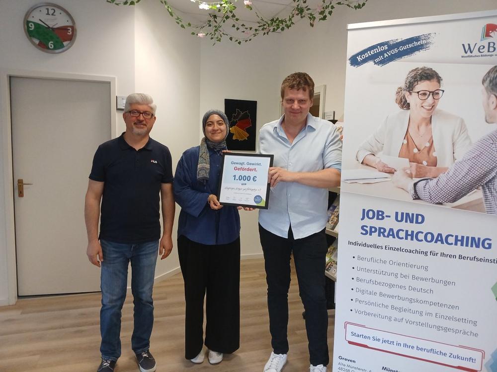 1.000 € für „Greven is(s)t gesund!“